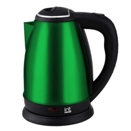 Чайник электрический IRIT, 2 л, 1500W, зеленый