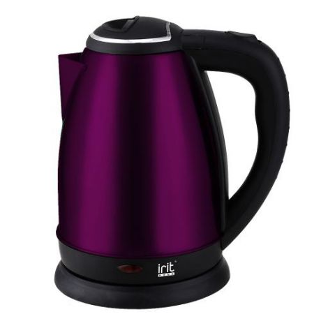 Чайник электрический IRIT, 2 л, 1500W, фиолетовый