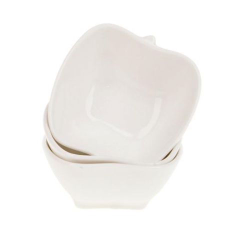 Набор сервировочных розеток Best Home Porcelain, 60 мл, 3 предмета, белый