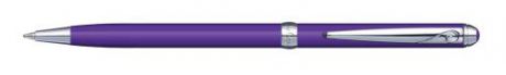 Шариковая ручка Pierre Cardin, Slim, фиолетовый/хром