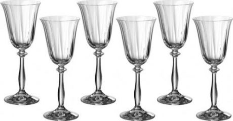 Набор бокалов для вина Bohemia Crystal, Angela, 185 мл, 6 предметов