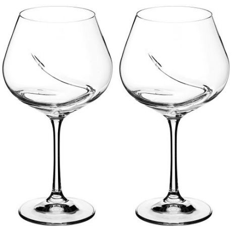 Набор бокалов для вина Bohemia Crystal, Turbulence, 2 предмета