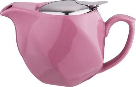 Чайник заварочный AGNESS, 0,5 л розовый-фуксия