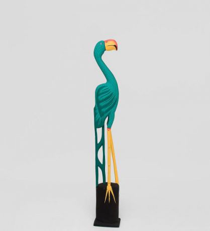 Статуэтка Decor and Gift, Зеленый Фламинго, 80 см