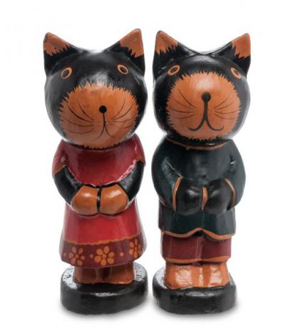 Статуэтка Decor and Gift, Кот и кошка, 16 см, 2 шт