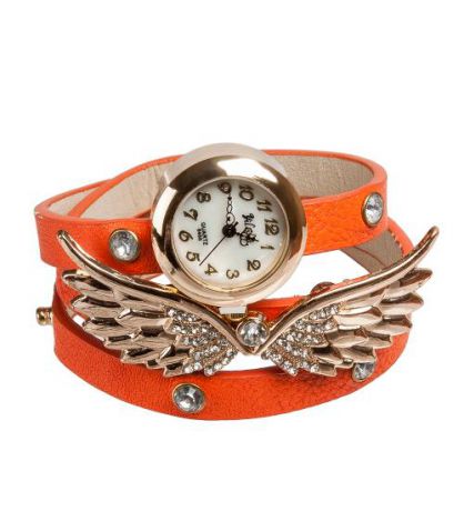 Y-CH035 Браслет-часы "Крылья Ангела" оранж