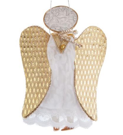 RK-422 Кукла-подвеска "Ангел с колокольчиком"