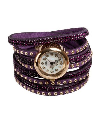 Y-CH031 Браслет-часы "Радуга" фиолет