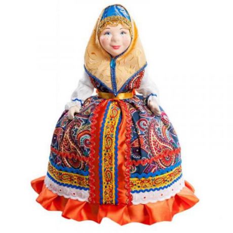 Кукла-грелка на чайник Art East, Дуняша, 35 см, разноцветный
