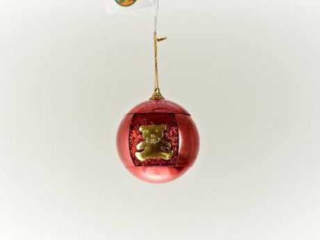 Елочная игрушка Monte Christmas, Золотой мишка, 8 см