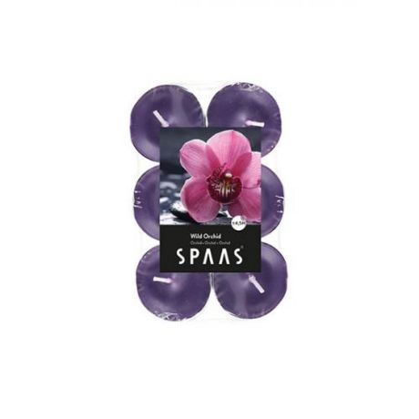 Чайная свеча ароматическая SPAAS, Дикая орхидея, 12 шт