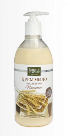 Family Classic Крем-мыло питательное Пшеница 530мл/12шт/7806!!!