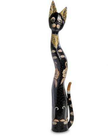 Статуэтка Decor and Gift, Кошка, 60 см, албезия, о.Бали