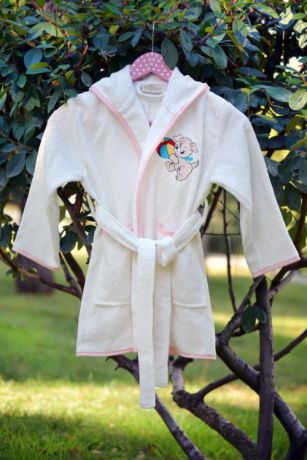 Детский халат для девочки Pupilla, KIDS, 3-5 лет, крем