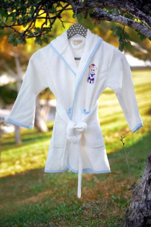 Детский халат для мальчика Pupilla, KIDS, 3-5 лет, крем