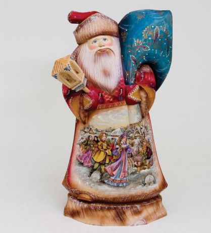Фигурка Art East, Дед Мороз с фонариком, 31 см