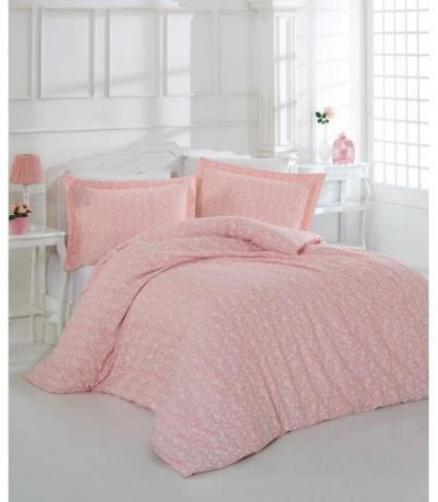Комплект постельного белья двуспальный-евро ALTINBASAK, PRETTY, розовый