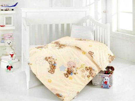 Комплект постельного белья для новорожденных ALTINBASAK, YUMAK, кремовый
