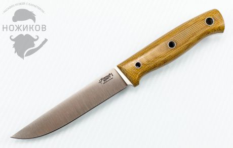 Нож туристический Рыбацкий S, сталь N690, микарта