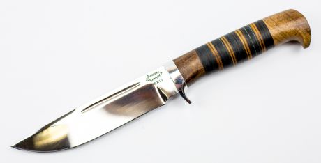 Нож Сокол-1, кожа