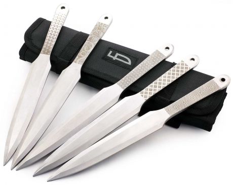 Набор из 5 метательных ножей Орнамент, M-132SU