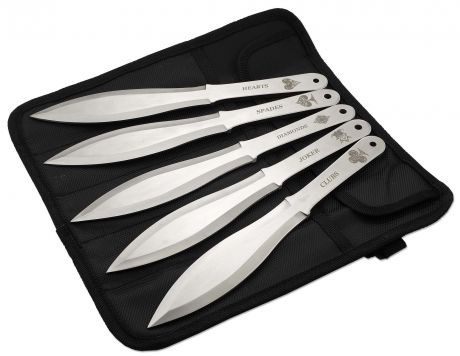 Набор из 5 метательных ножей Joker, M-131SM