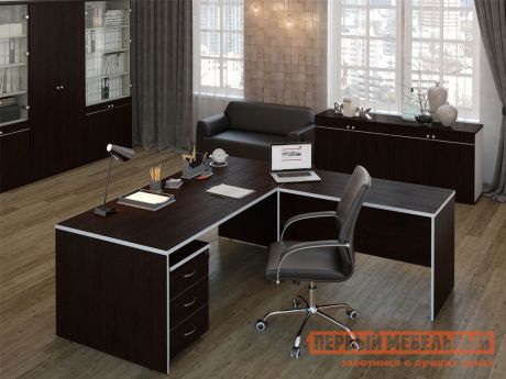 Комплект офисной мебели Pointex Свифт Темный К1