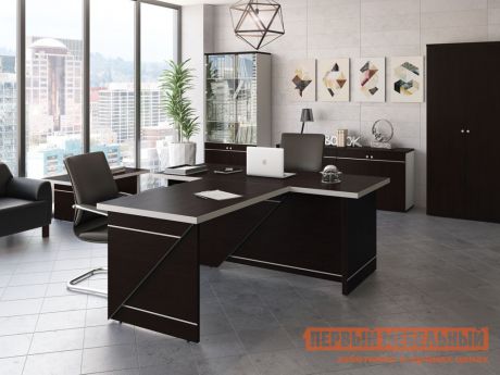 Комплект офисной мебели Pointex Зум Темный К5