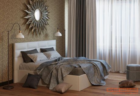 Полутороспальная кровать с подъемным механизмом Первый Мебельный Коста