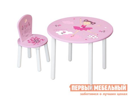 Столик и стульчик ВПК Комплект детской мебели Polini Kids Fun 185 S