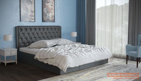 Двуспальная кровать Первый Мебельный Кровать с подъемным механизмом Ева