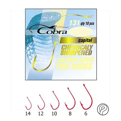 Крючок (Cobra)  131 "Capital" R-08 (10шт)