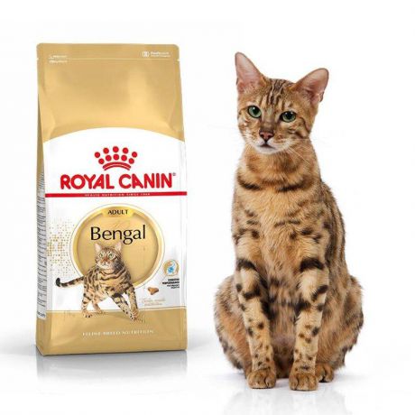 Сухой корм Royal Canin Bengal Adult для бенгальских кошек старше 12 месяцев, 400г.