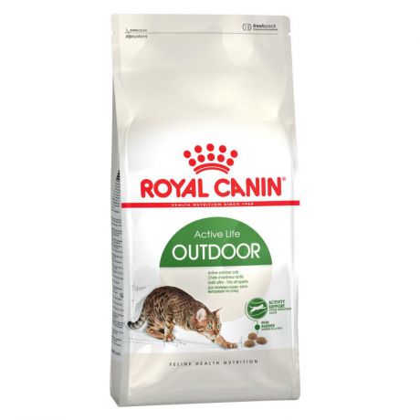 Сухой корм Royal Canin Outdoor 30 для кошек живущих вне помещения, 400 г.