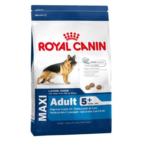 Сухой корм Royal Canin Maxi adult 5+ для собак крупных пород 5-8 лет, 15кг