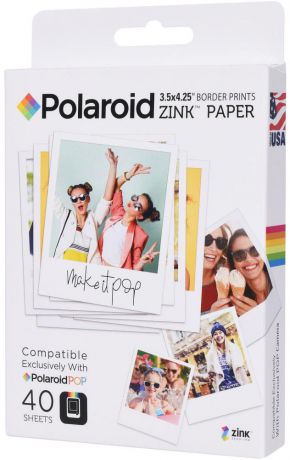 Polaroid Zink POP 3.5x4.25 на 40 фото