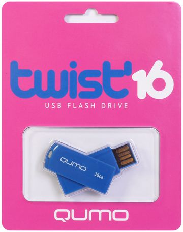 Qumo 16GB Twist Cobalt (синий)