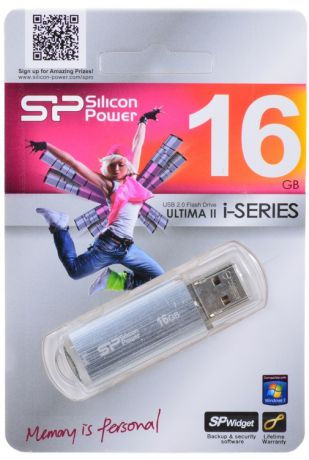 Silicon Power Ultima II-I Series 16Gb (серебристый)