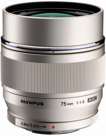 Olympus M.Zuiko Digital ED 75mm f/1.8 (серебристый)