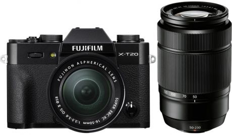 Fujifilm X-T20 Kit 16-50mm + 50-230mm (черный)