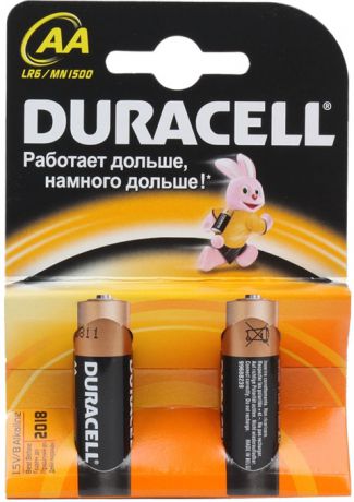 Duracell AA Basic, MN1500 K2 (блистер 2 шт.)