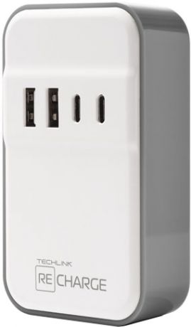 Techlink WallCharger 2 USB и 2 USB type C