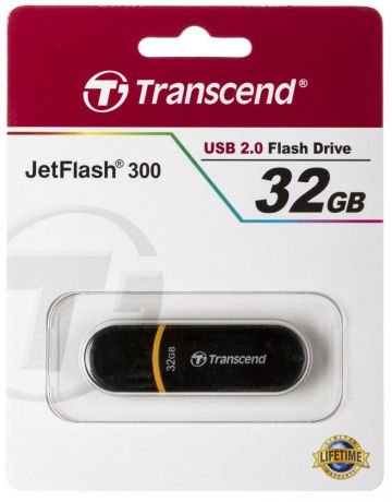 Transcend USB-накопитель JetFlash 300 32Gb (оранжевый)