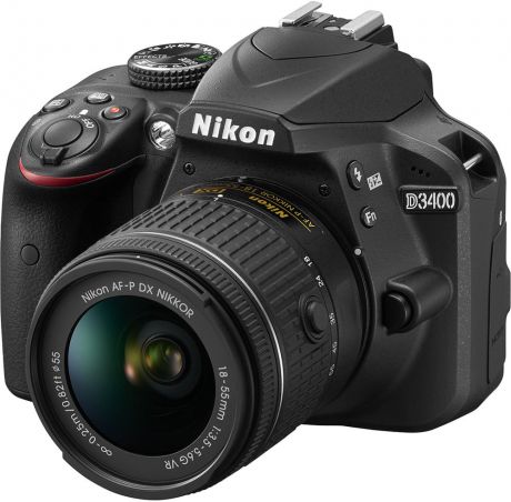 Nikon D3400 kit 18-55mm VR AF-P (черный)