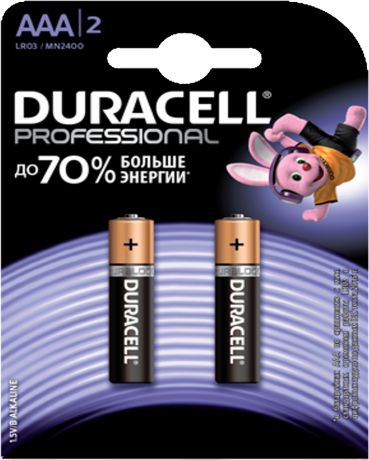 Duracell Professional LR03-2BL AAA (блистер 2 шт)