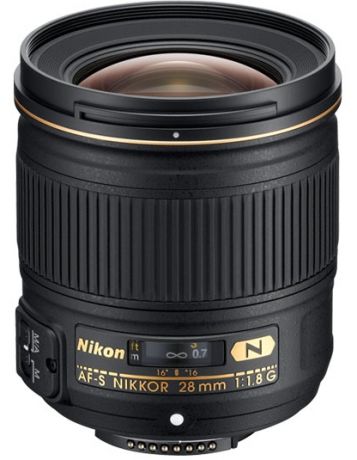 Nikon 28mm f/1.8G AF-S Nikkor (черный)
