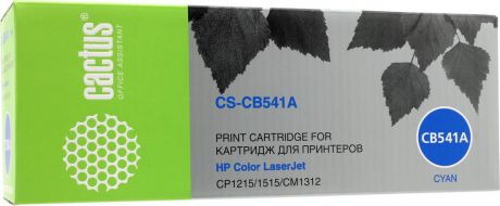 Cactus CS-CB541A для HP Color LaserJet CP1215/1515/CM1312 (голубой)
