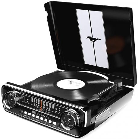 ION Audio MUSTANG LP с радио (черный)