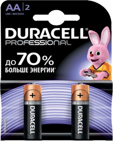 Duracell Professional LR6-2BL AA (блистер 2 шт)