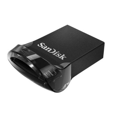 Флешка USB SANDISK ULTRA FIT 128Гб, USB3.1, черный [sdcz430-128g-g46]